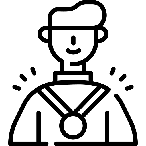 Reward sports and competition reward medal icon