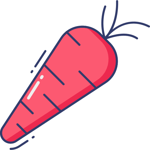 Carrot healthy food vegetarian carrot icon