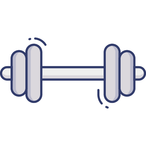 Dumbbell gym sports and competition dumbbell icon