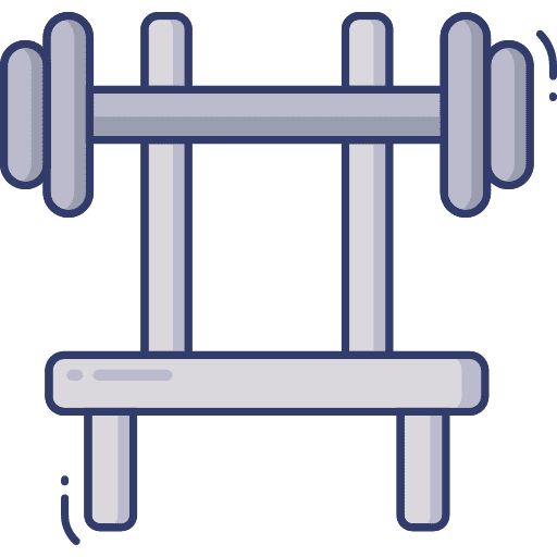 Gym machine gym machine sports and competition weight icon