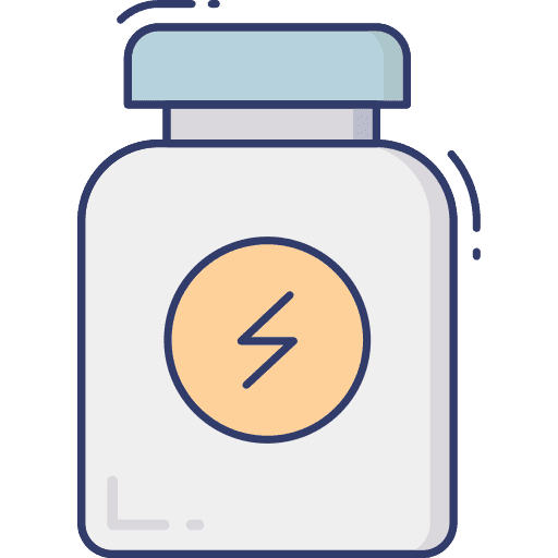 Protein supplement pills gym protein supplement icon