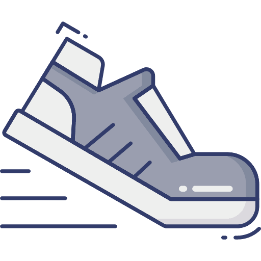 Running sneaker gym running icon