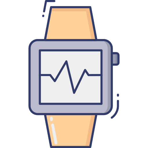 Smartwatch wearable smartwatch healthcare and medical icon