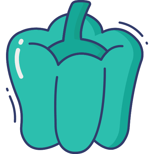 Bell pepper healthy food vegetarian food icon