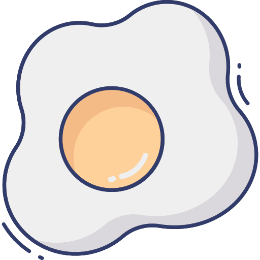 Egg fried egg egg food and restaurant icon