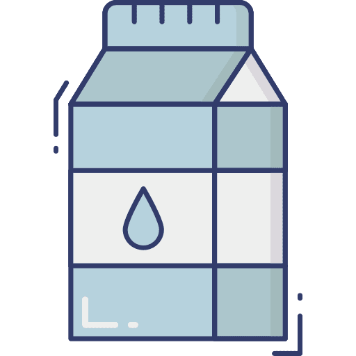 Milk box dairy drink food and restaurant icon