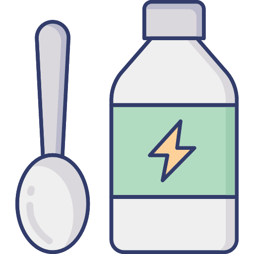 Protein protein drugs supplement icon