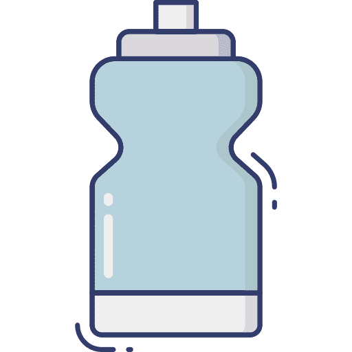 Water bottle sport food and restaurant water bottle icon