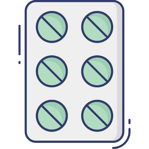 Tablet drugs medicine pills icon