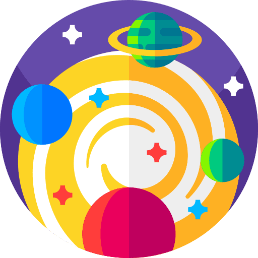 Galaxy galaxy solar system astronomy icon