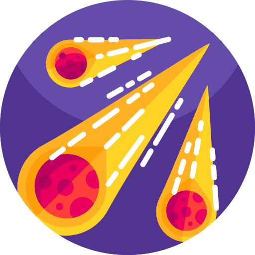 Meteor meteor science meteorite icon