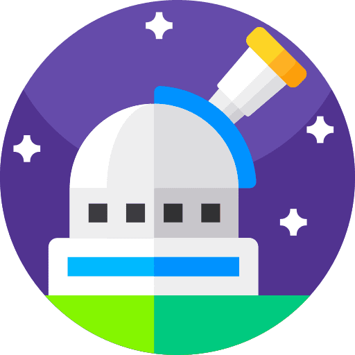 Observatory space observatory star icon