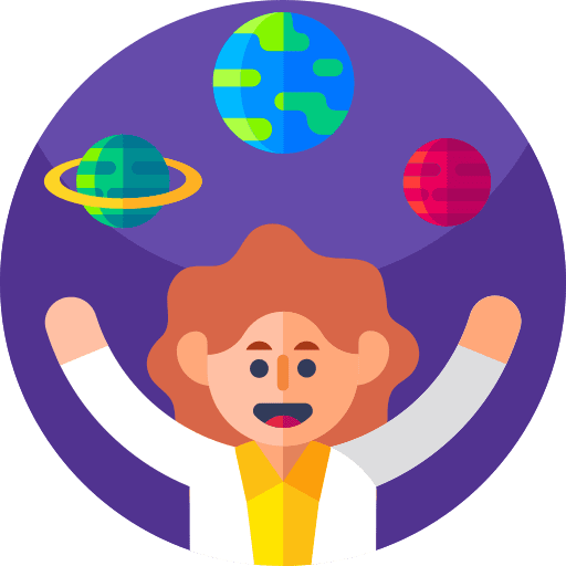 Professor scientist astronomer avatar icon