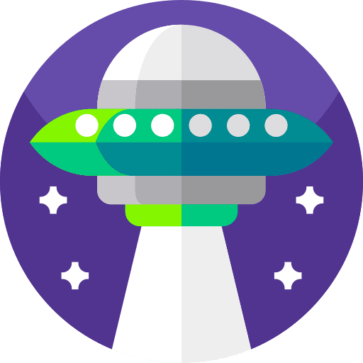 Ufo scifi alien extraterrestrial icon