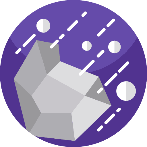 Asteroid nature space asteroid icon