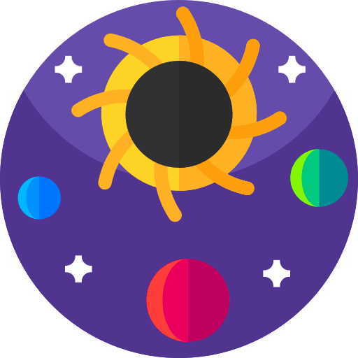 Blackhole galaxy astronomy space icon