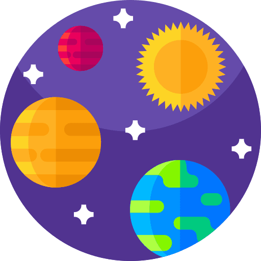 Solar system solar system sky world icon
