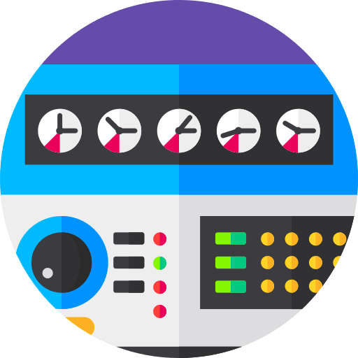 Computer technology control panel board icon