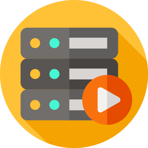 Servers electronics computer internet icon