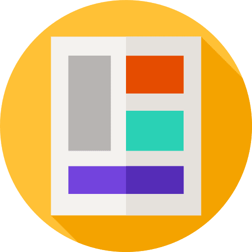 Template layout web mockup icon