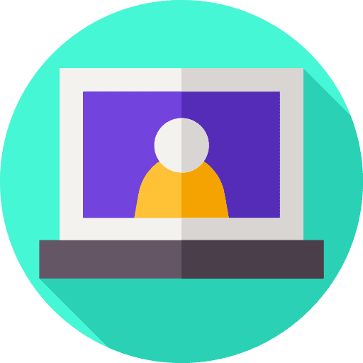 Laptop data storage file storage database icon