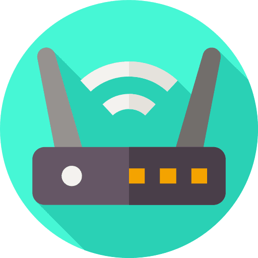 Router computer wireless router communications icon