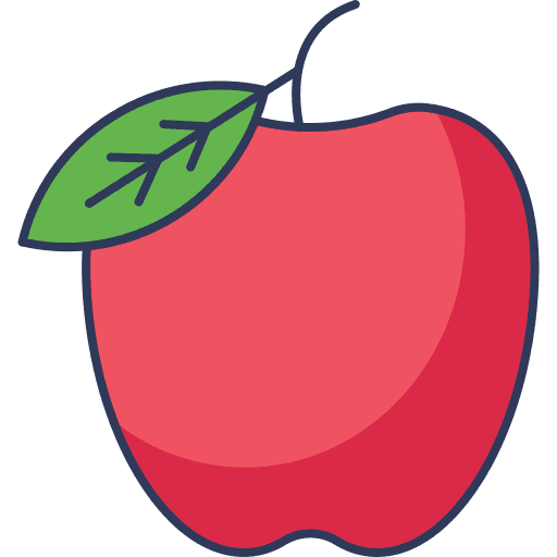 Apple food and restaurant vegetarian food icon