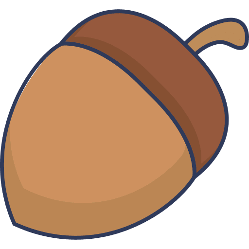 Hazelnut nut hazelnut food and restaurant icon