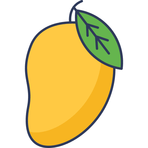 Mango healthy food food food and restaurant icon