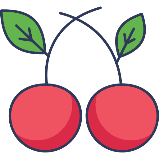 Cherry cherry food and restaurant healthy food icon