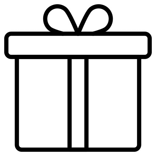 Gift box giftbox birthday and party present box icon