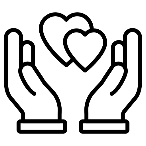 Give love give love hand love and romance icon