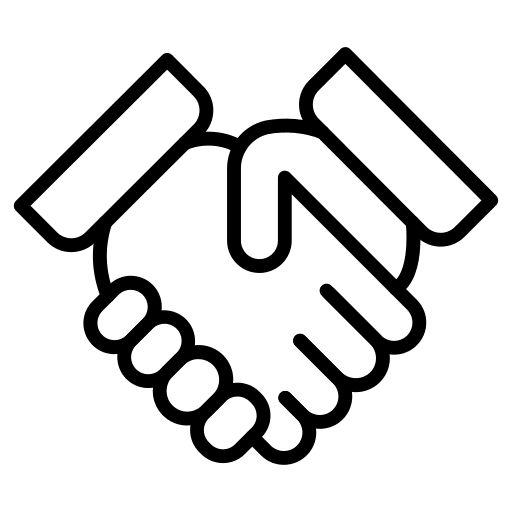 Hand shake diplomacy reliable hands and gestures icon