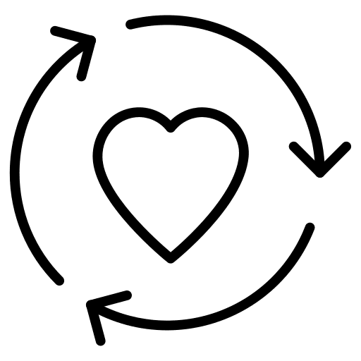 Heart heart arrow love icon