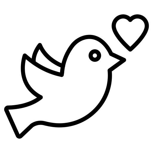 Dove animal bird pigeon icon