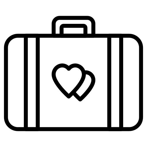 Briefcase bag briefcase travel icon