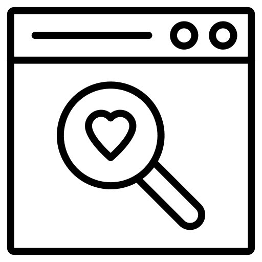 Web browser browser loupe web browser icon