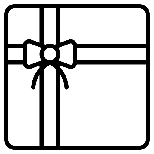 Gift box surprise present gift icon