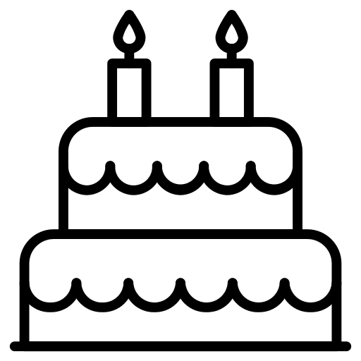 Cake food and restaurant cake birthday cake icon