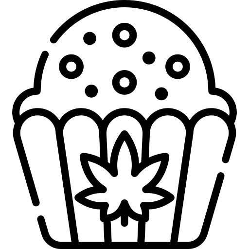 Cupcake cupcake marijuana dessert icon