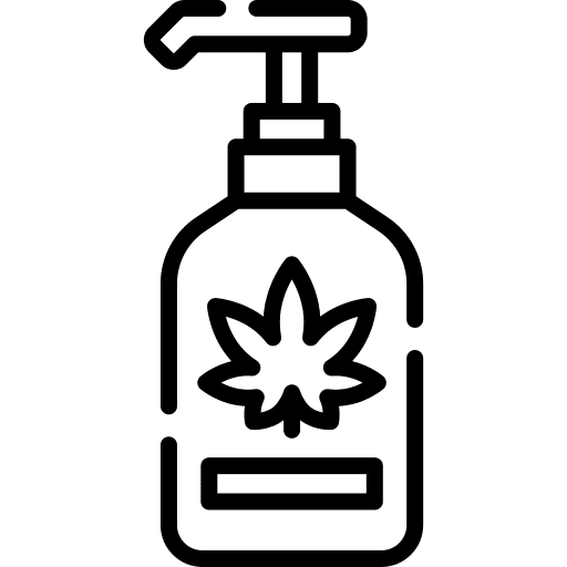 Body lotion cannabis beauty marijuana icon