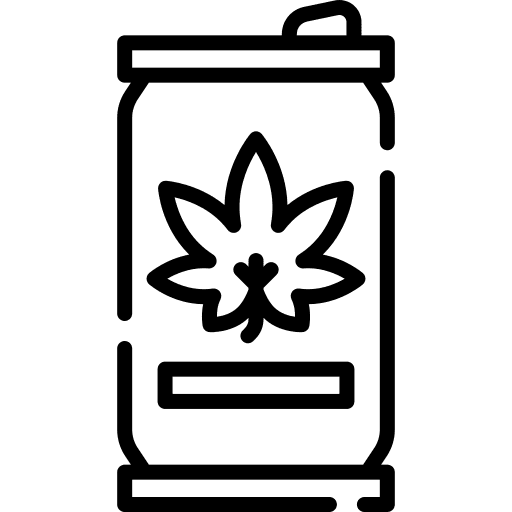 Can food and restaurant cbd cannabis icon