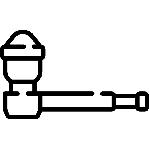 Pipe smoke cannabis healthcare and medical icon