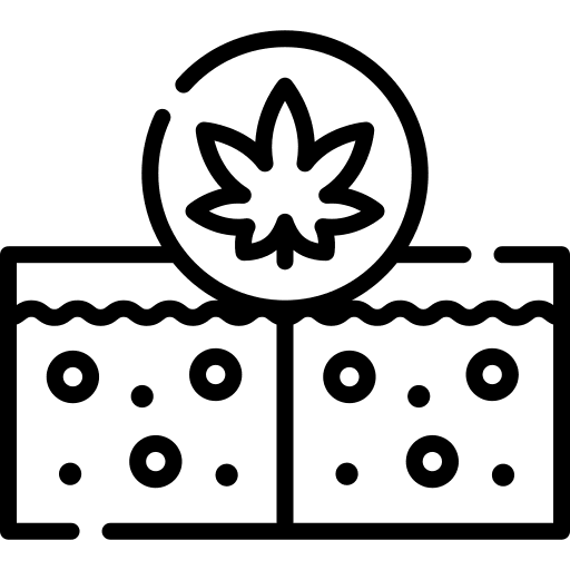 Brownie bakery cannabis sweet icon