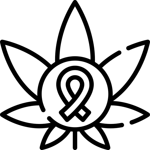 Cancer drug cancer ribbon icon