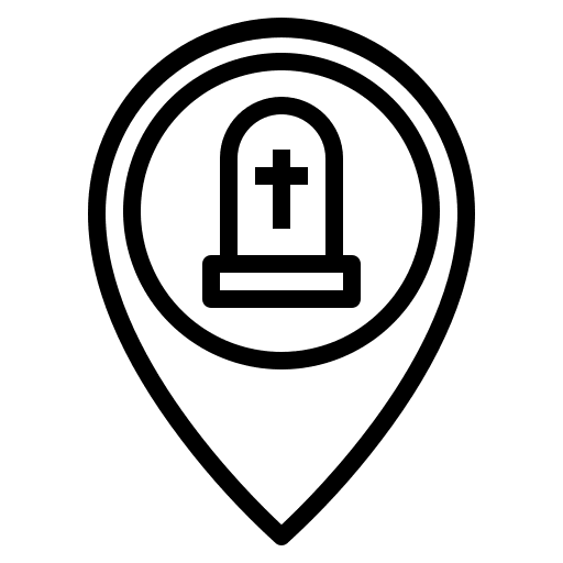 Cemetery pointer placeholder cemetery icon