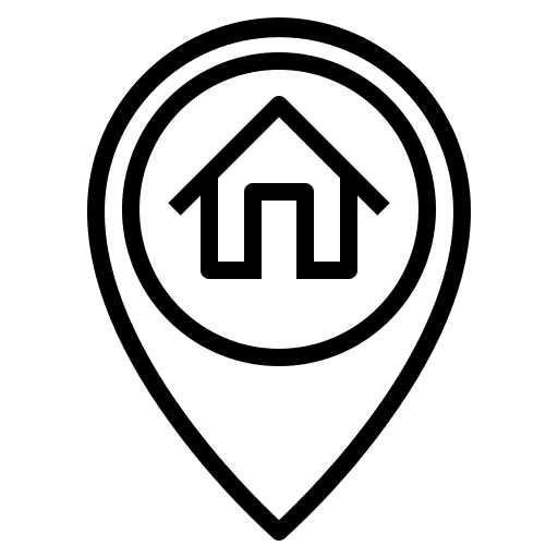 House placeholder address location house icon