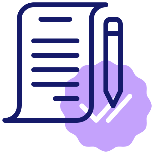Agreement file document contract icon