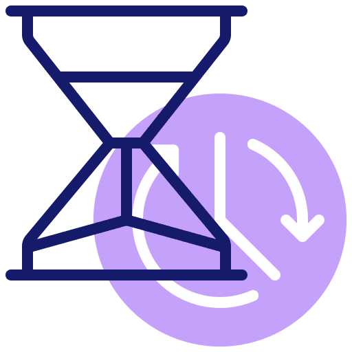 Hourglasses time hourglasses time and date icon