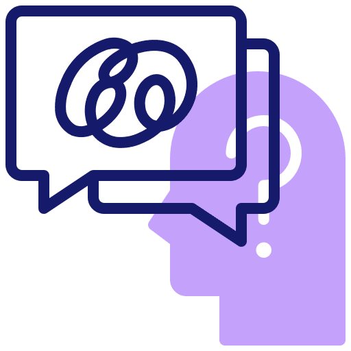 Thoughts speech thoughts chat icon